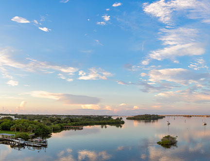 Image of a lake in in Titusville, FL